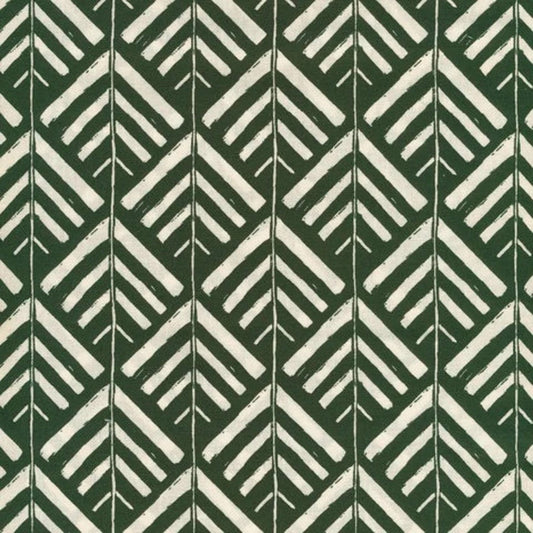 Sweet Beauties Green Arrows - Wide Width - LAMINATED Cotton Fabric - Cloud 9 Fabrics
