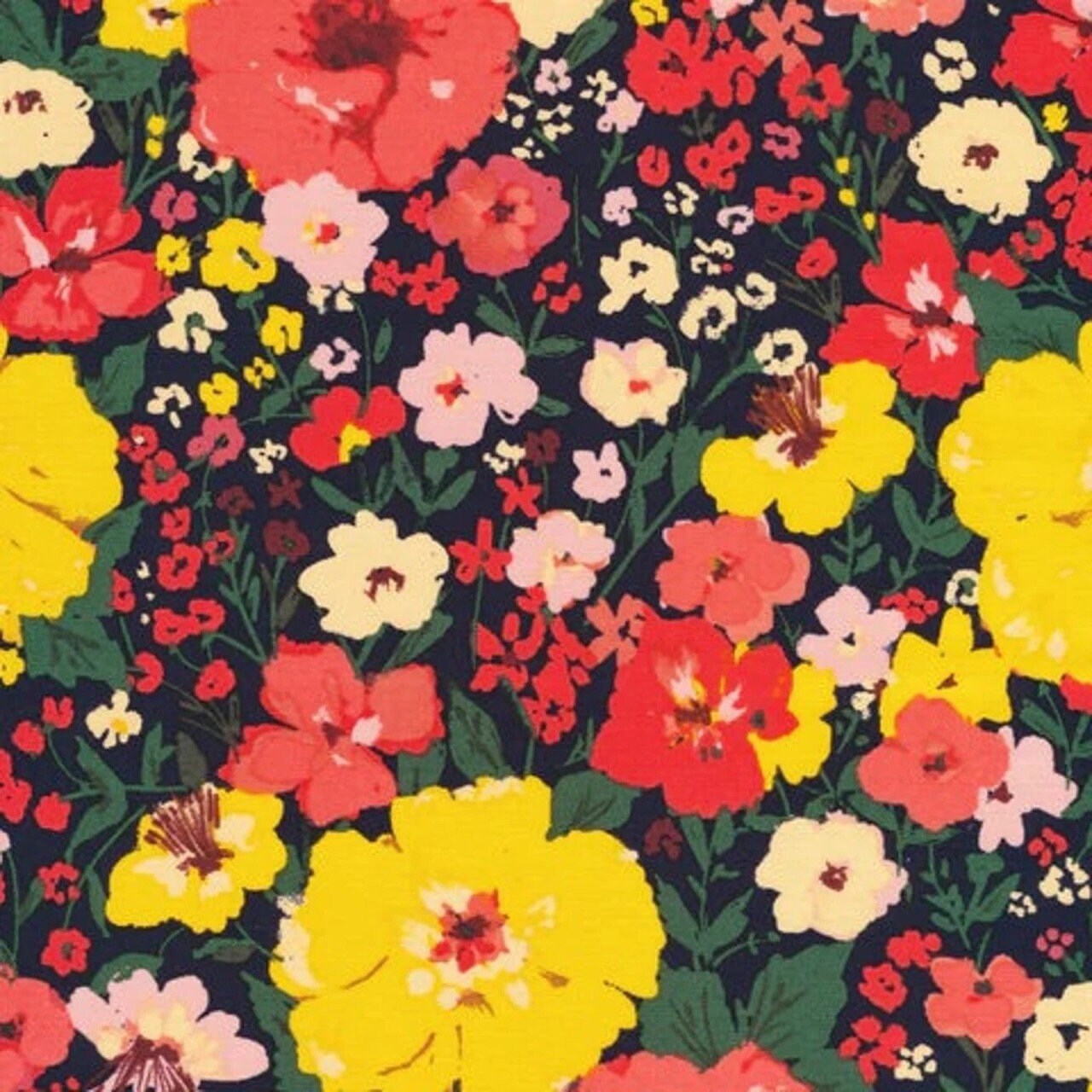 Wild Fields - Wide Width - LAMINATED Cotton Fabric - Cloud 9 Fabrics