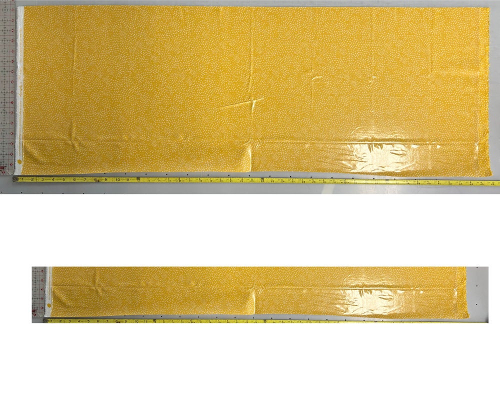 Remnants with flaws - LAMINATED Cotton Fabric