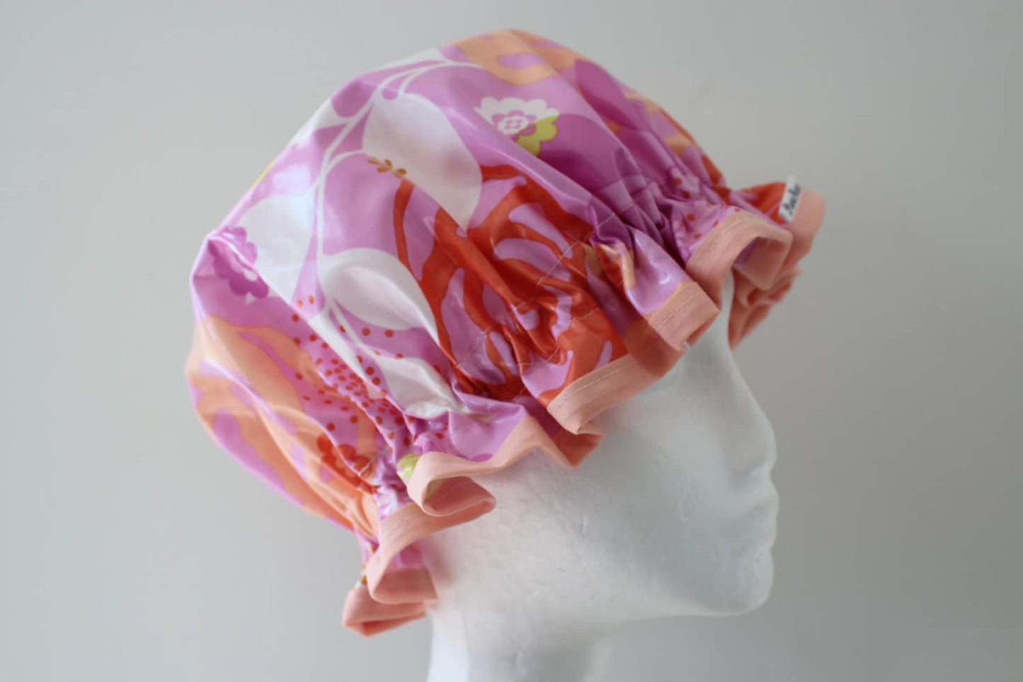 Saturday Weekends Floral Pink - Wide Width - LAMINATED Cotton Fabric - Westminster