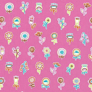 Flowerpop Watermelon - Wide Width - LAMINATED Cotton Fabric - Free Spirit