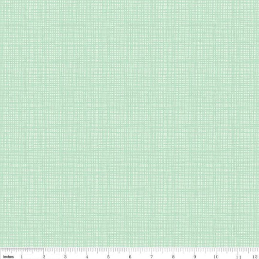 Texture Sweet Mint - LAMINATED Cotton Fabric - Riley Blake