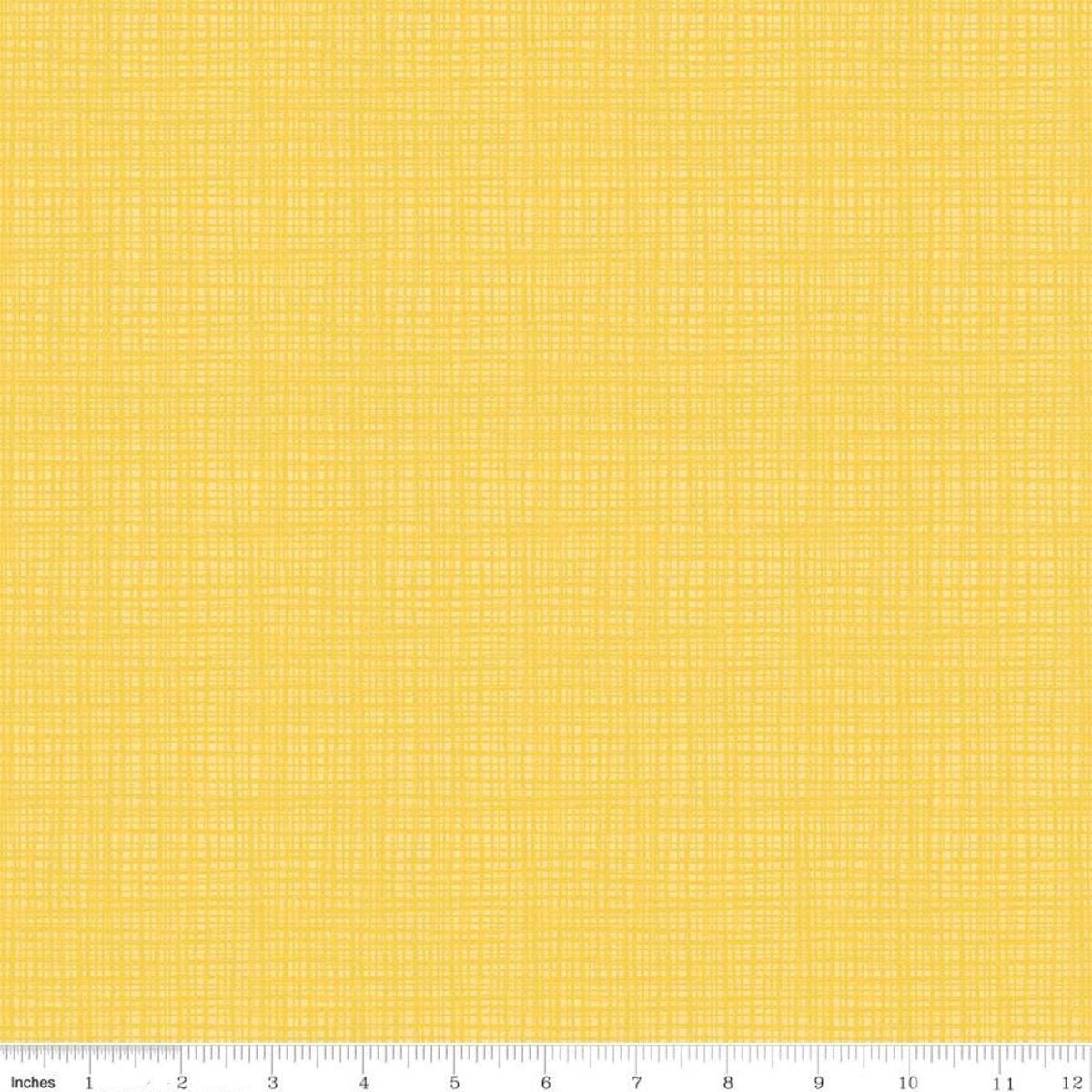 Texture Yellow - LAMINATED Cotton Fabric - Riley Blake