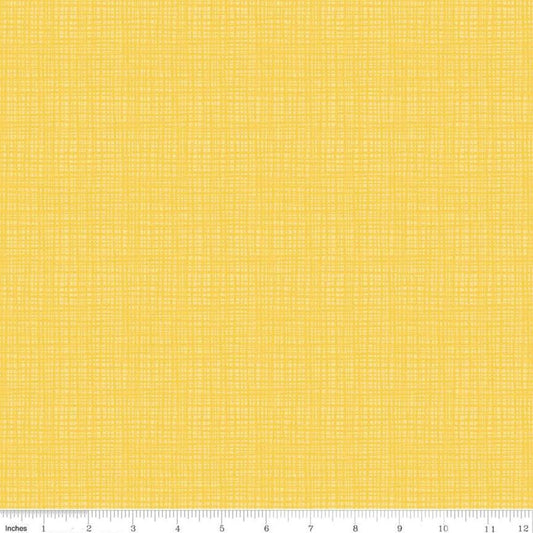 Texture Yellow - LAMINATED Cotton Fabric - Riley Blake