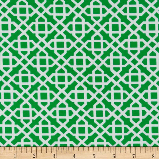 Celtic Green - Wide Width - LAMINATED Cotton Fabric - Westminster