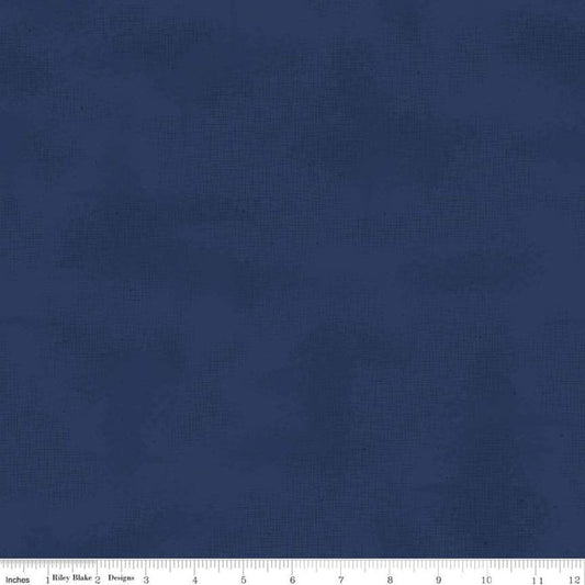 Shabby Navy - LAMINATED Cotton Fabric - Riley Blake