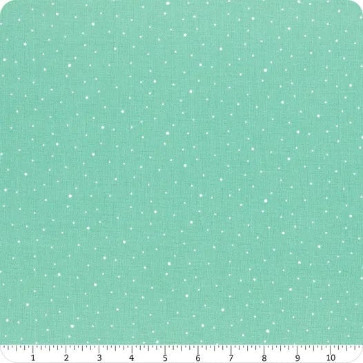 Dapple Dot Aqua - LAMINATED Cotton Fabric - Riley Blake