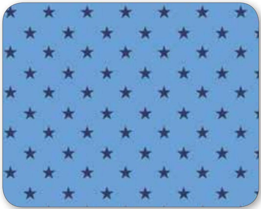 Harry Star Blue - LAMINATED Cotton Fabric - Riley Blake