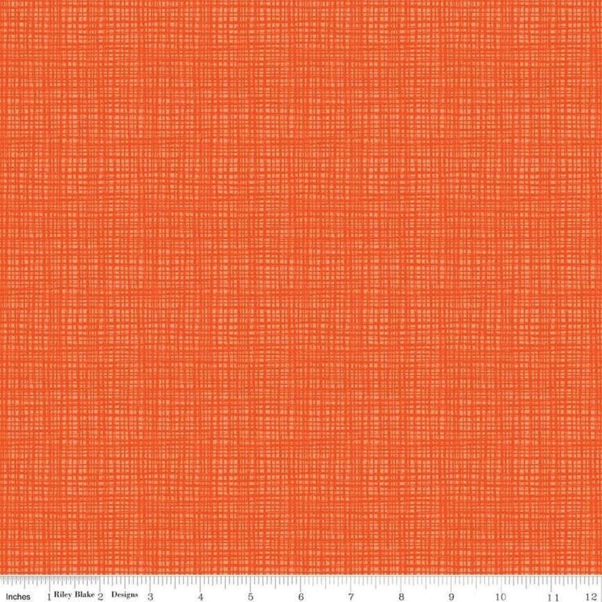 Texture Orange - LAMINATED Cotton Fabric - Riley Blake
