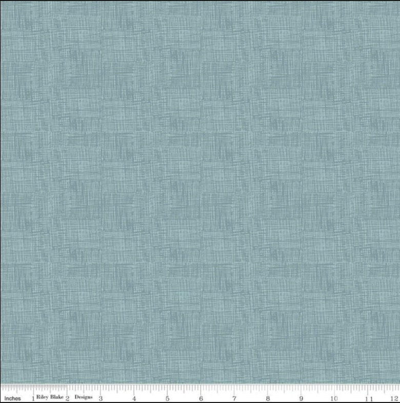 Fossil Rim 2 Scratch Blue - LAMINATED Cotton Fabric - Riley Blake